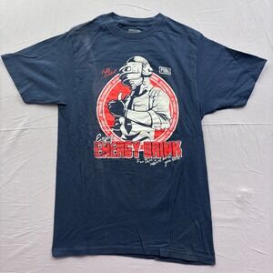 Jinx‎ PUBG PlayerUnknowns Battlegrounds Energy Drink Graphic T-Shirt Navy XS